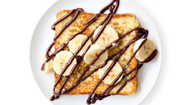 nutella banana french toast recipe image