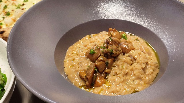 creamy risotto with porcini and truffle from il primo steakhouse in nustar cebu