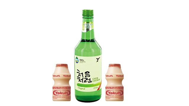 Yogurt Soju: soju and Yakult