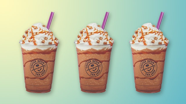 The Chocolate Banana Caramel Ice Blended is CBTL's featured holiday drink
