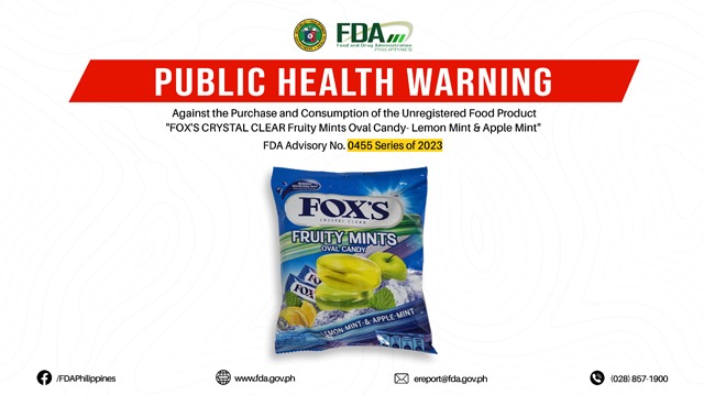 FOX’S CRYSTAL CLEAR Fruity Mints Oval Candy- Lemon Mint & Apple Mint