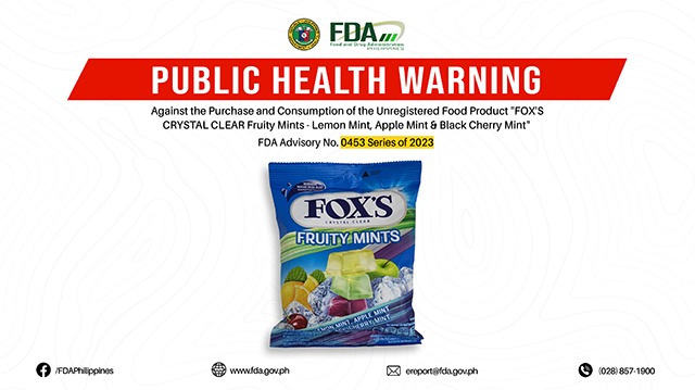 FOX’S CRYSTAL CLEAR Fruity Mints – Lemon Mint, Apple Mint & Black Cherry Mint