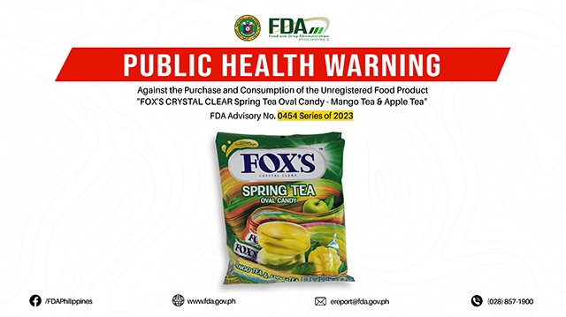 FOX’S CRYSTAL CLEAR Spring Tea Oval Candy – Mango Tea & Apple Tea