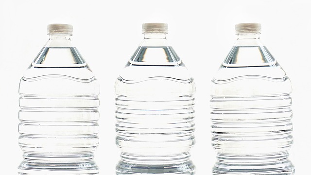 3 bottles of water 