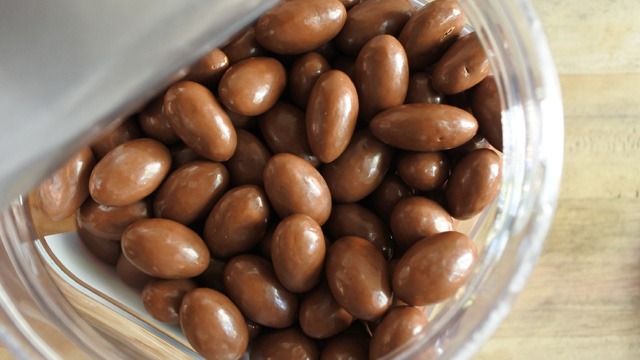 milk chocolate covered almonds founders landers